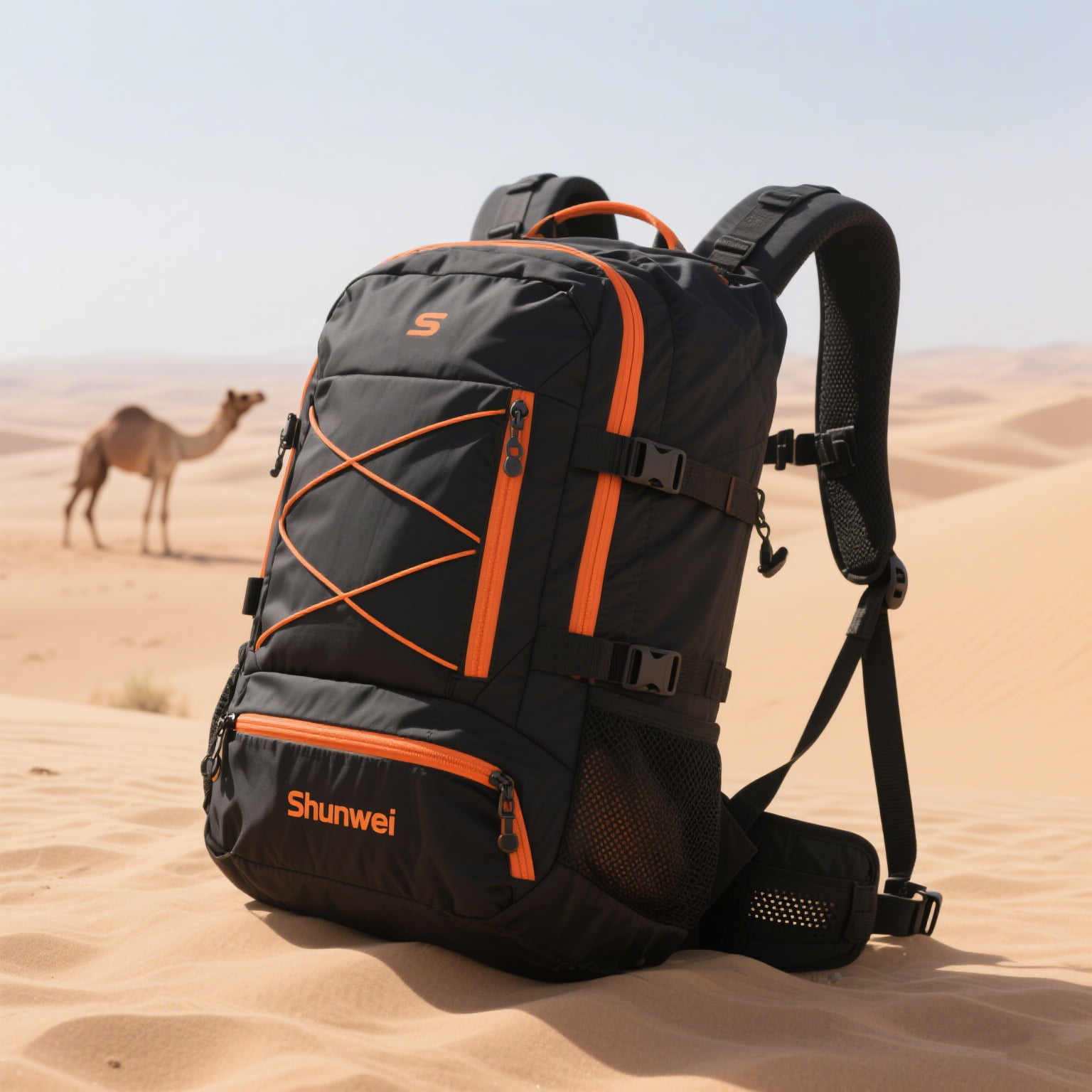 30L Classic Black Hiking Bag