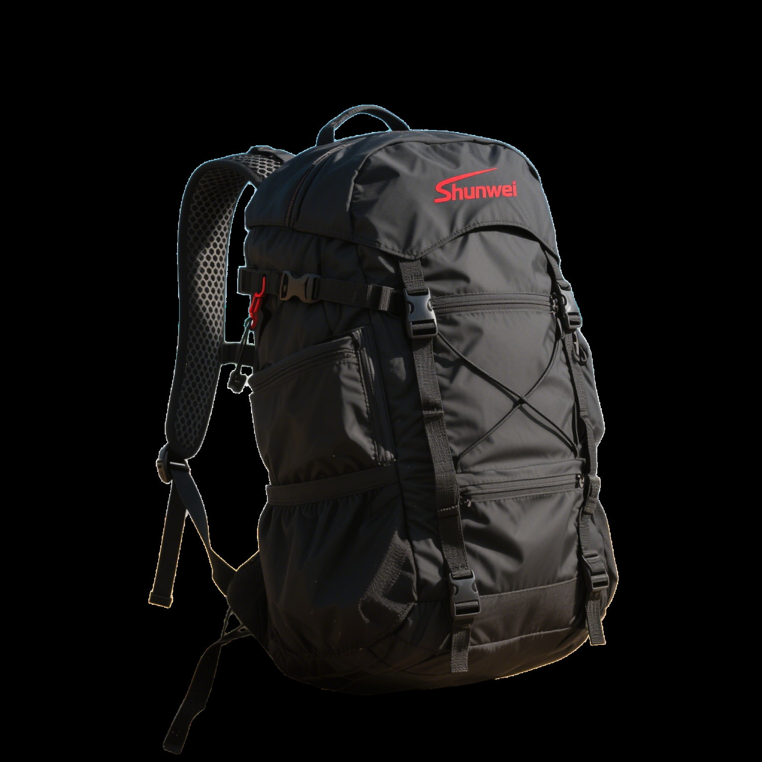 Black Stylish Hiking Equipment Bag