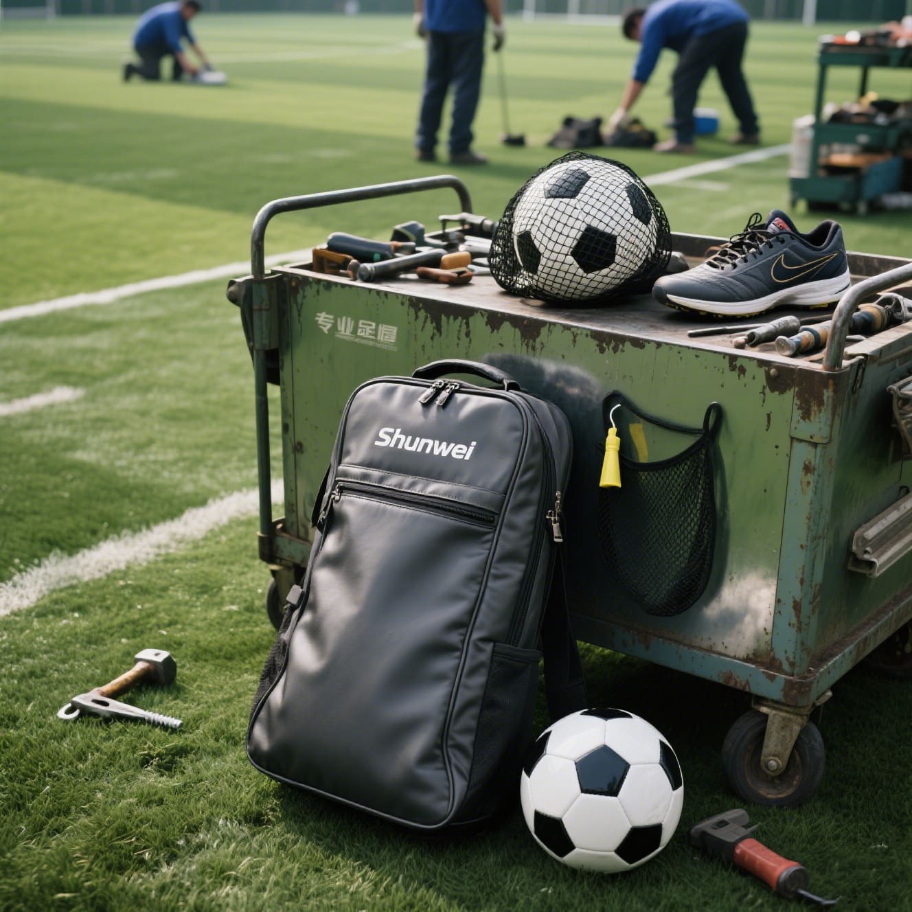 Business-style football bag
