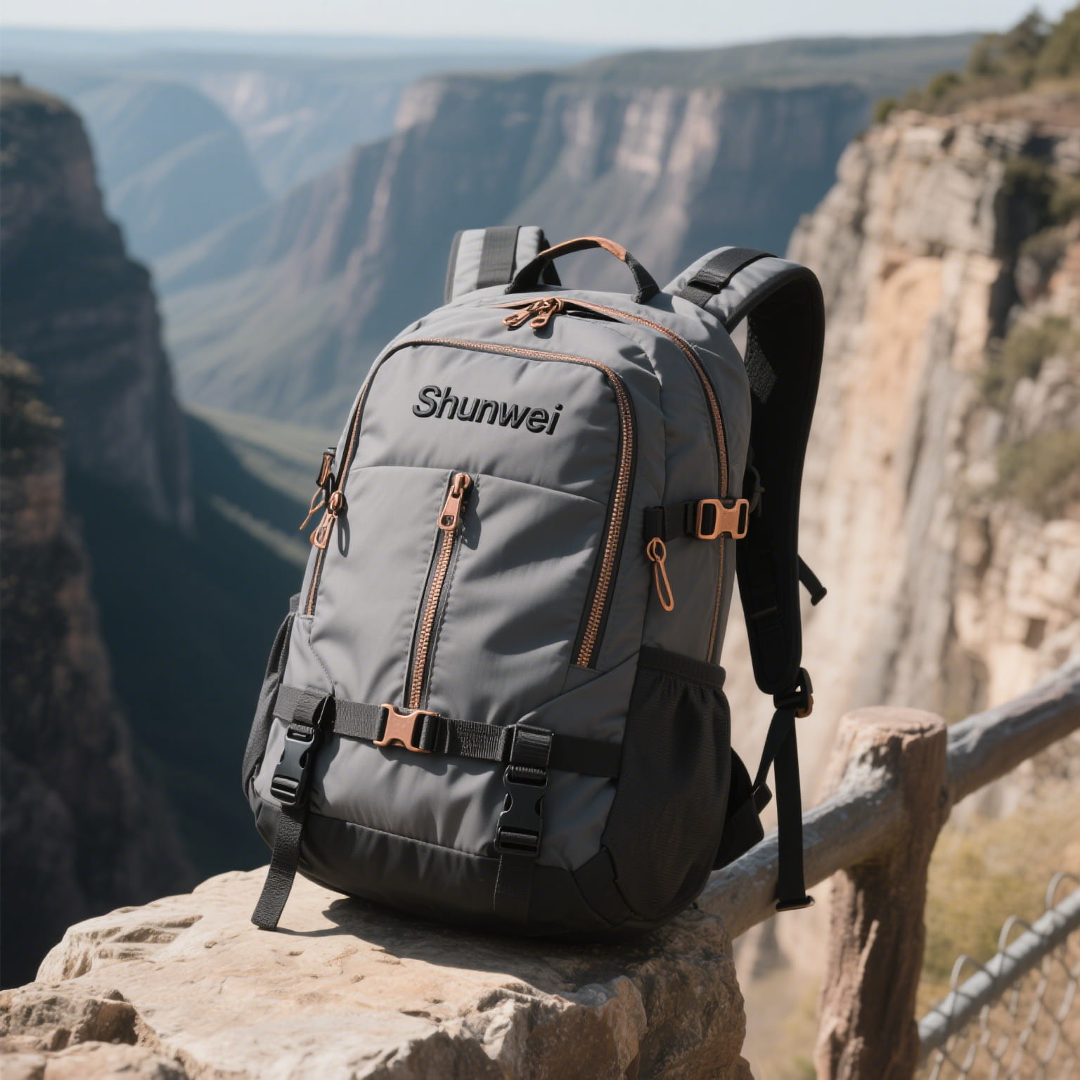 Compact hiking backpack