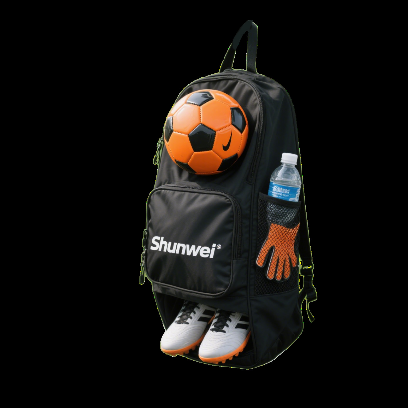 Large-capacity casual leather backpack