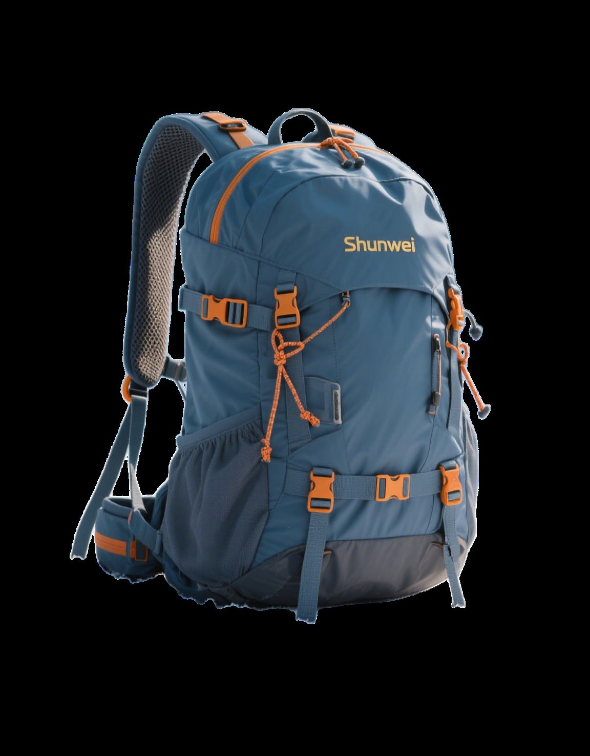 Elegant Blue Casual Waterproof Hiking Bag