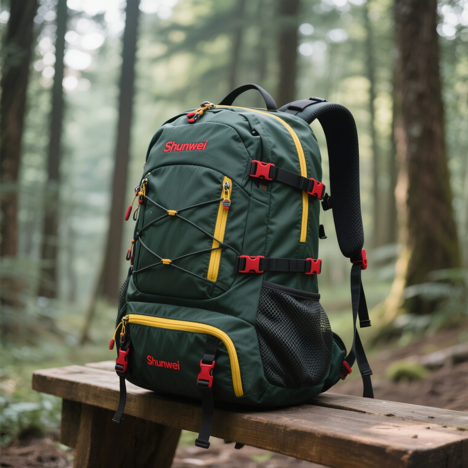 Forest Green Short-Haul Hiking Bag