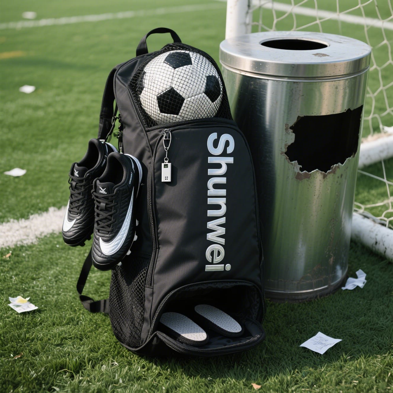 Large-capacity portable football bag