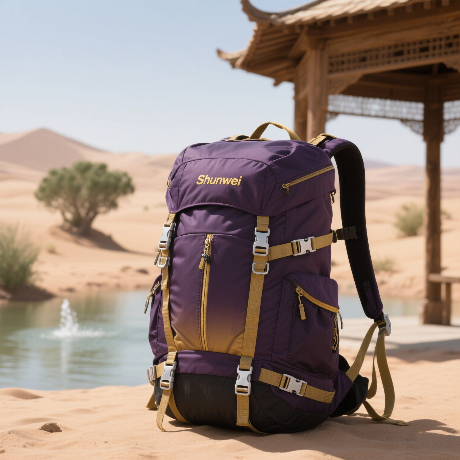 Medium-sized heavy-duty hiking backpack