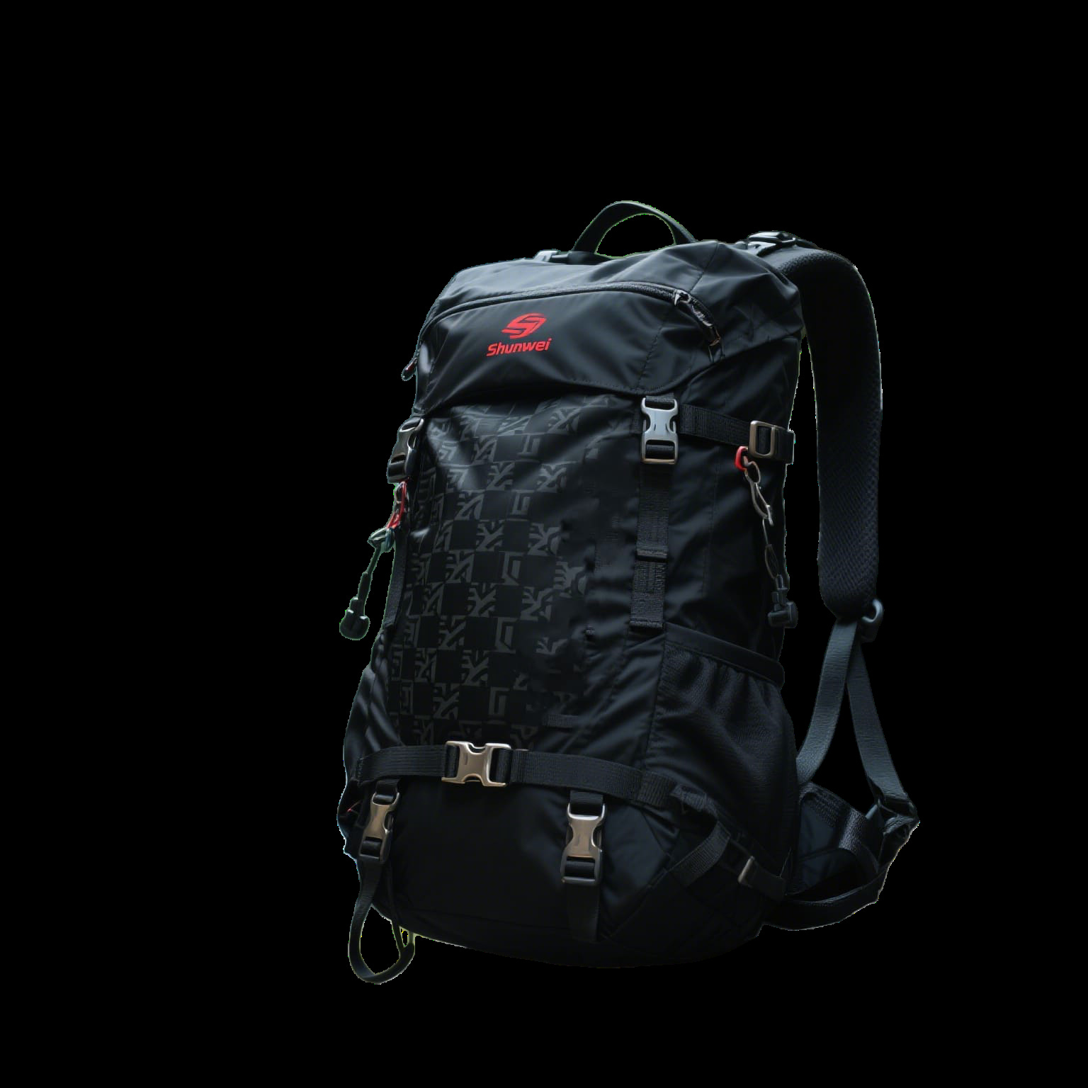 Black Stylish Multi – functional Hiking Bag