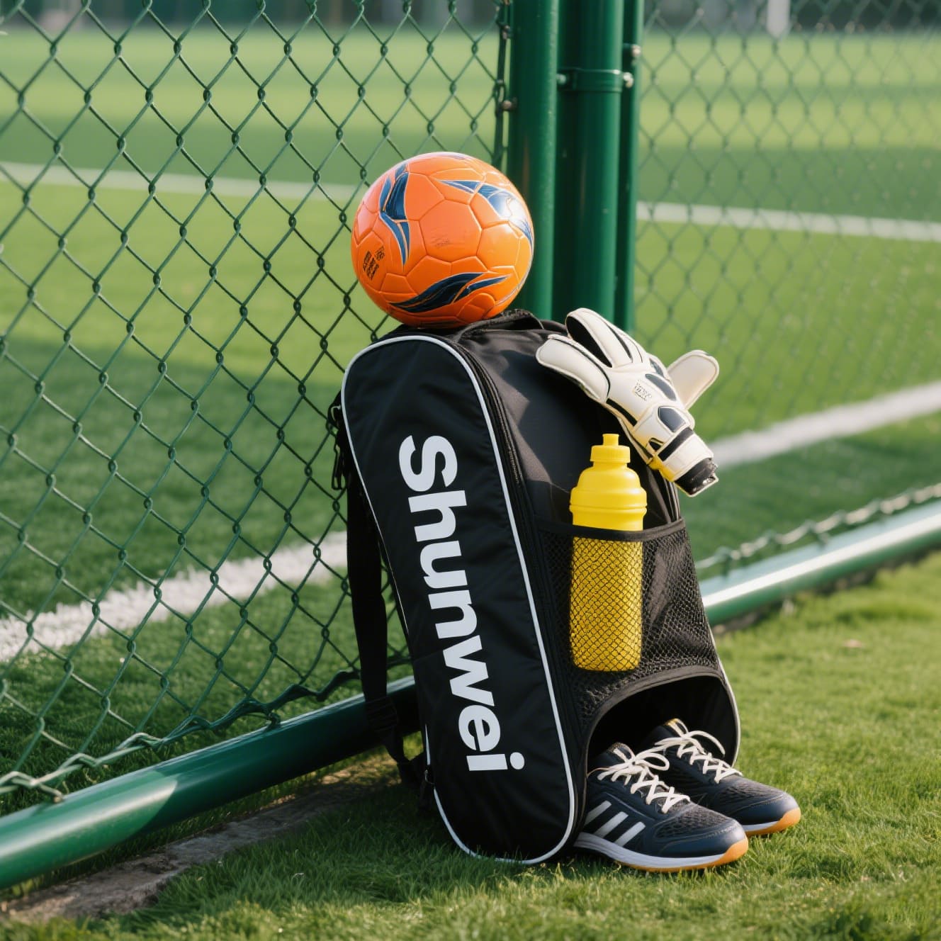 Single shoe storage backpack