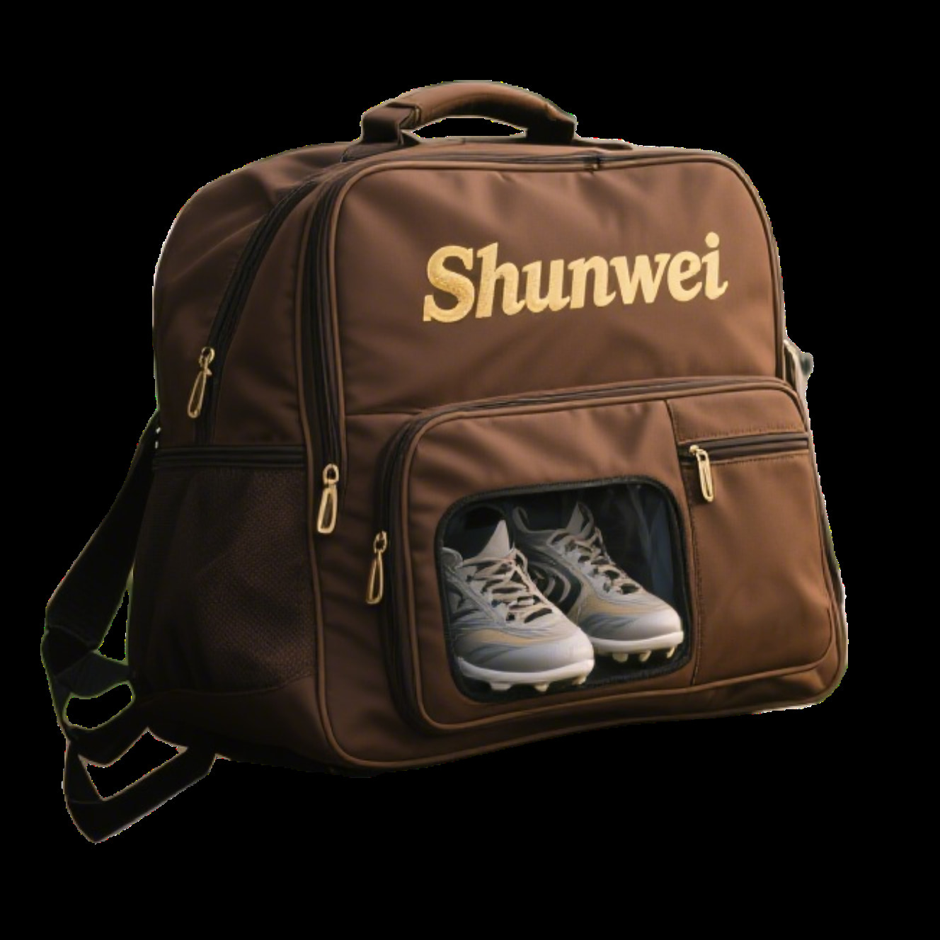Single shoe storage football bag
